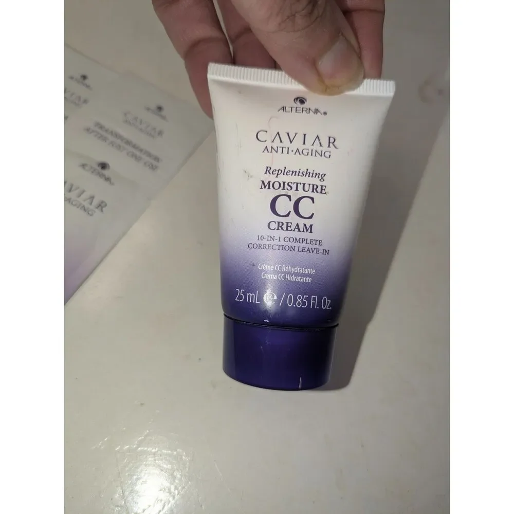 Alterna Caviar Anti-Aging Replenishing Moisture CC Cream Travel Lot of 7